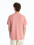 LC Waikiki Crew Neck Short Sleeve Combed Cotton Men's Textured T-Shirt